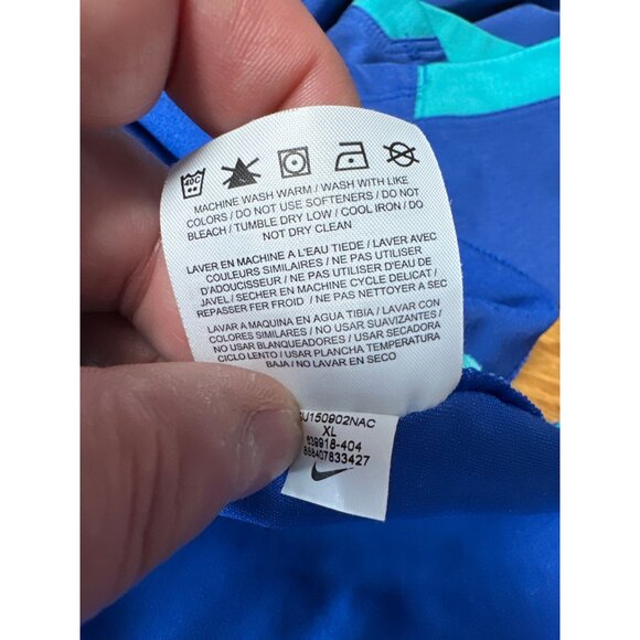 Nike Golf Tour Performance Blue Polo Shirt Dri-Fit Mens Activewear Size XL - Picture 11 of 12